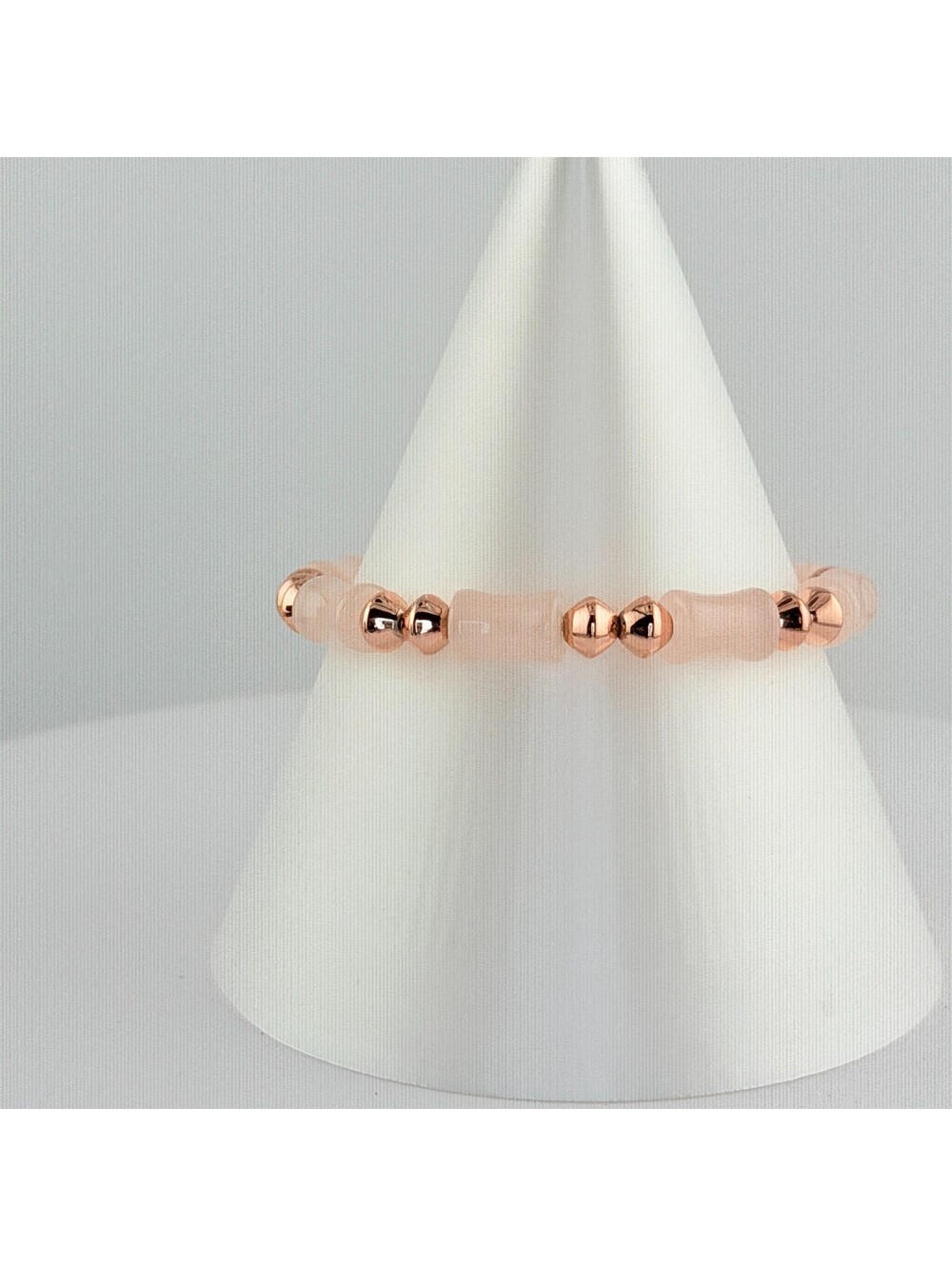 Bomb Party Single Stack Bracelet - on Rose Gold #45